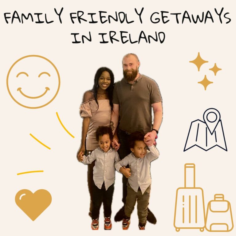 Family enjoying a stay at a child-friendly hotel in Ireland, gateway hotel in Dundalk